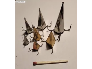 Блесна "Конус" ручной работы для ловли хищника: окуня, щуки, судака.