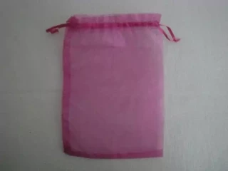 Подарочный мешочек розовый