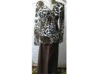 Блузка леопардовая ТМ Womanly размер 44-46