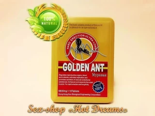 Эффективный препарат Gold Ant продлевает время полового акта(упаковка)